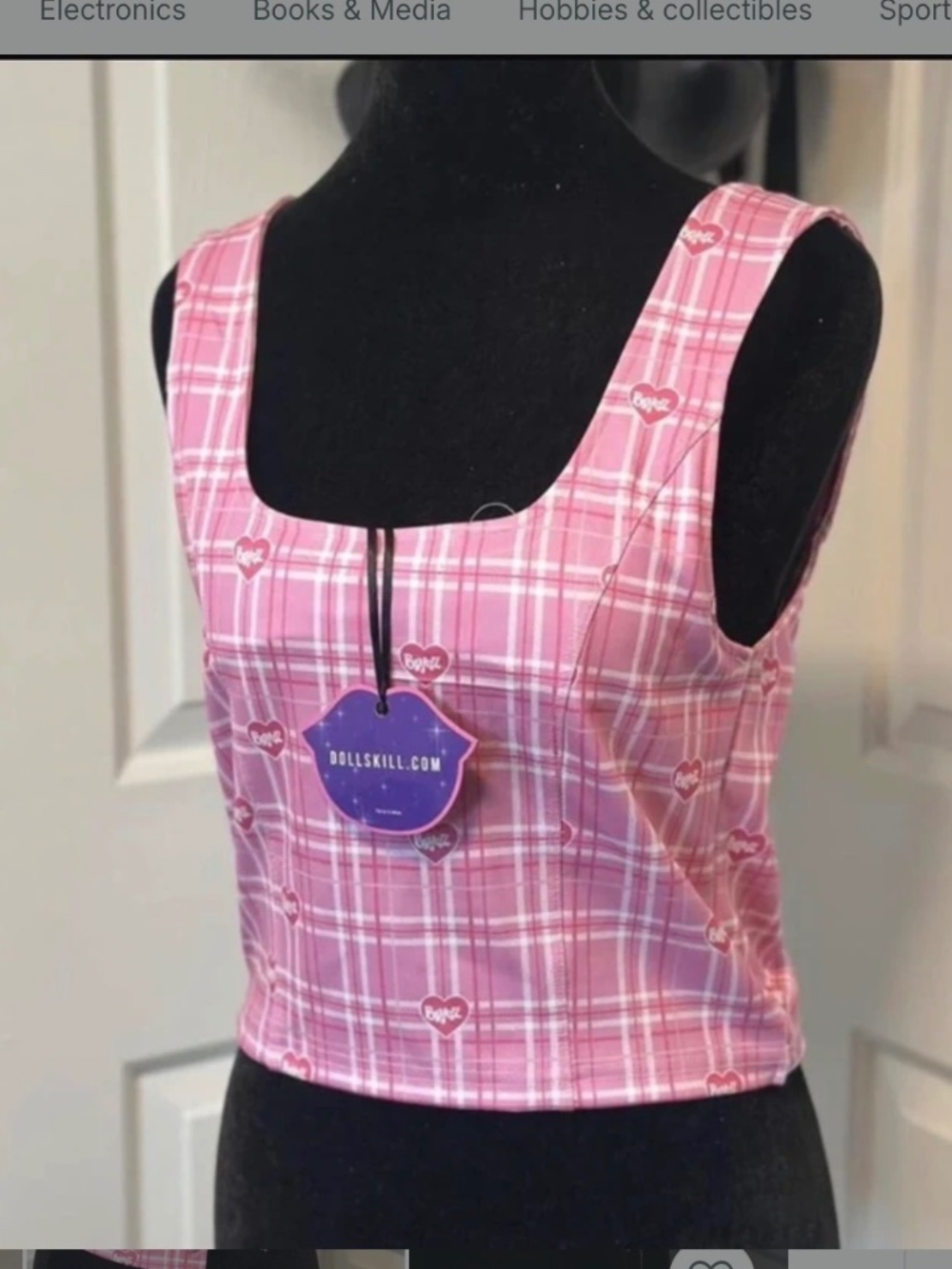 NWT Dolls Kill x  Bratz Corset style top